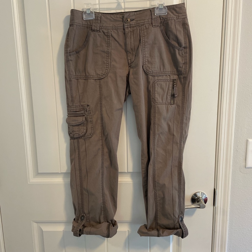 Eddie Bauer Taupe Utility Cargo Pants